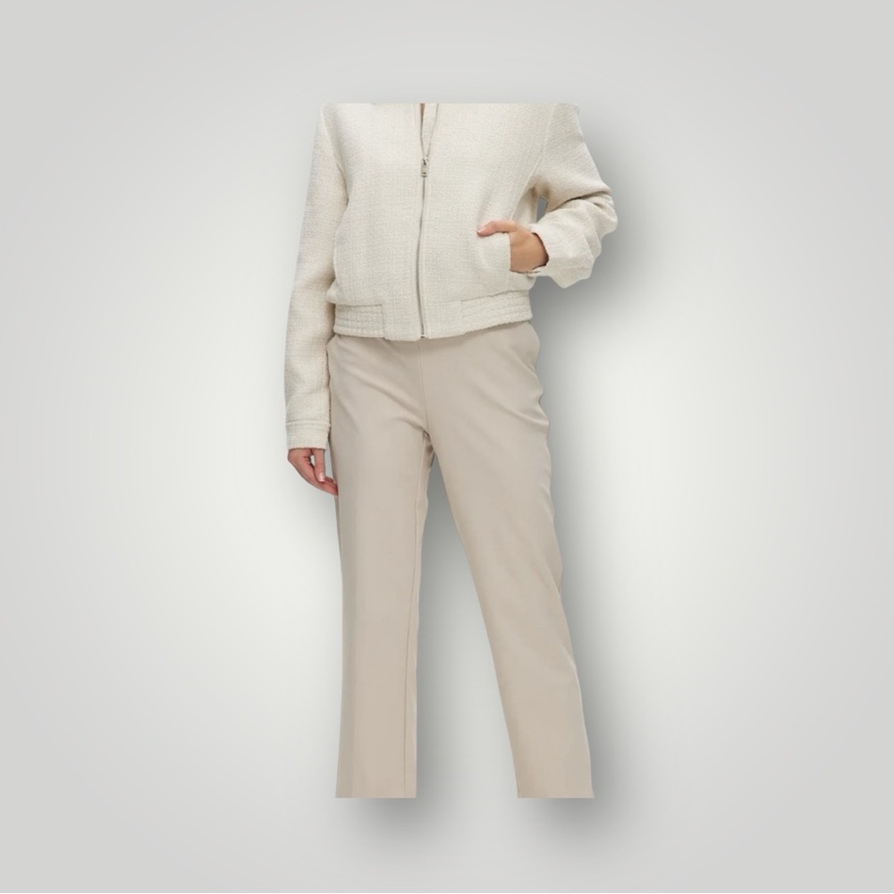 Joie Off-white Structured Teddy Jacket| Size M - Picture 3 of 9